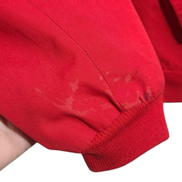 Lacoste x Izod Vintage Grandpa Jacket Red Size L - Picture 8 of 9